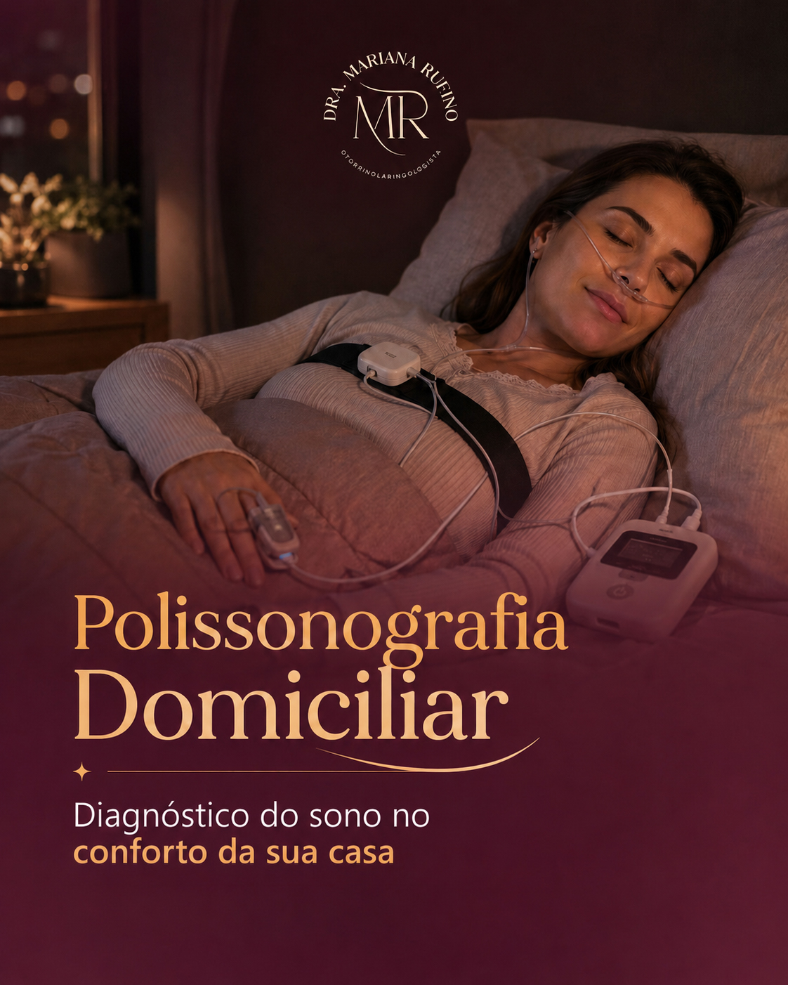 Polissonografia domiciliar pode revelar o que acontece enquanto você dorme